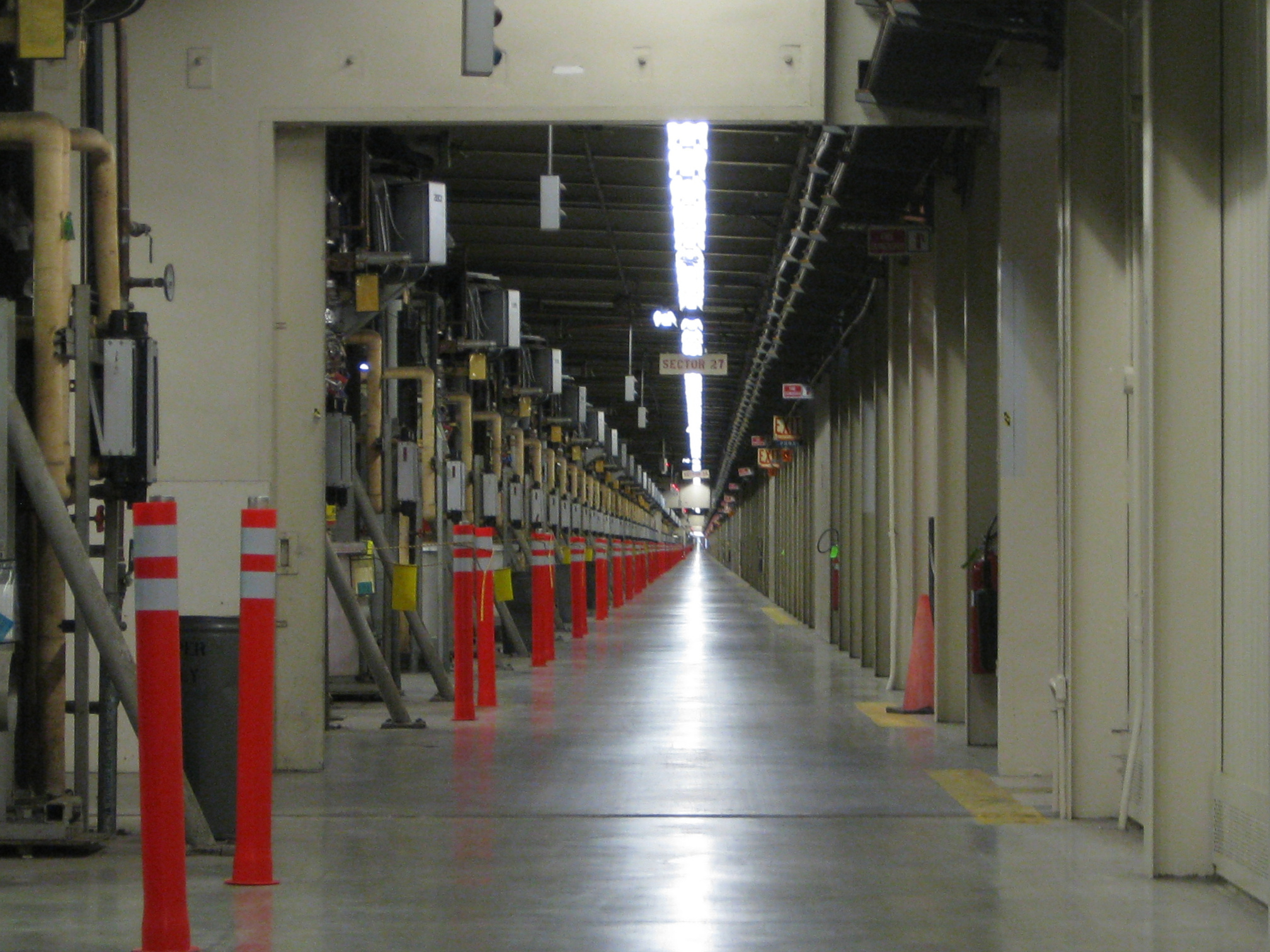klystron gallery at Standford linear accelerator